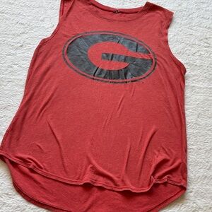 UGA - women’s Georgia Bulldog red/black tank